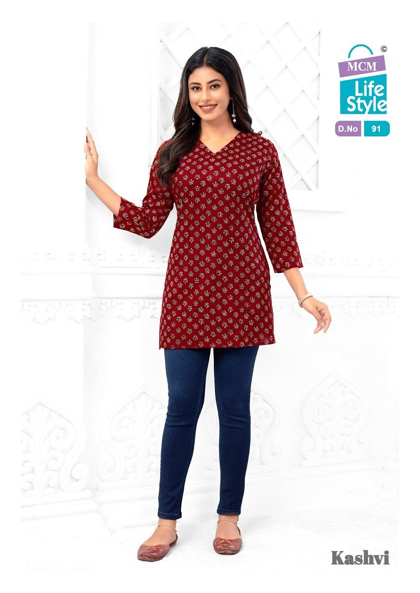 Short Tops- MCM Kashvi Daily Wear Kurtis