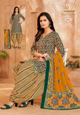 PATTIYALA SUIT - Miss World Super Ajrakh 3PCS