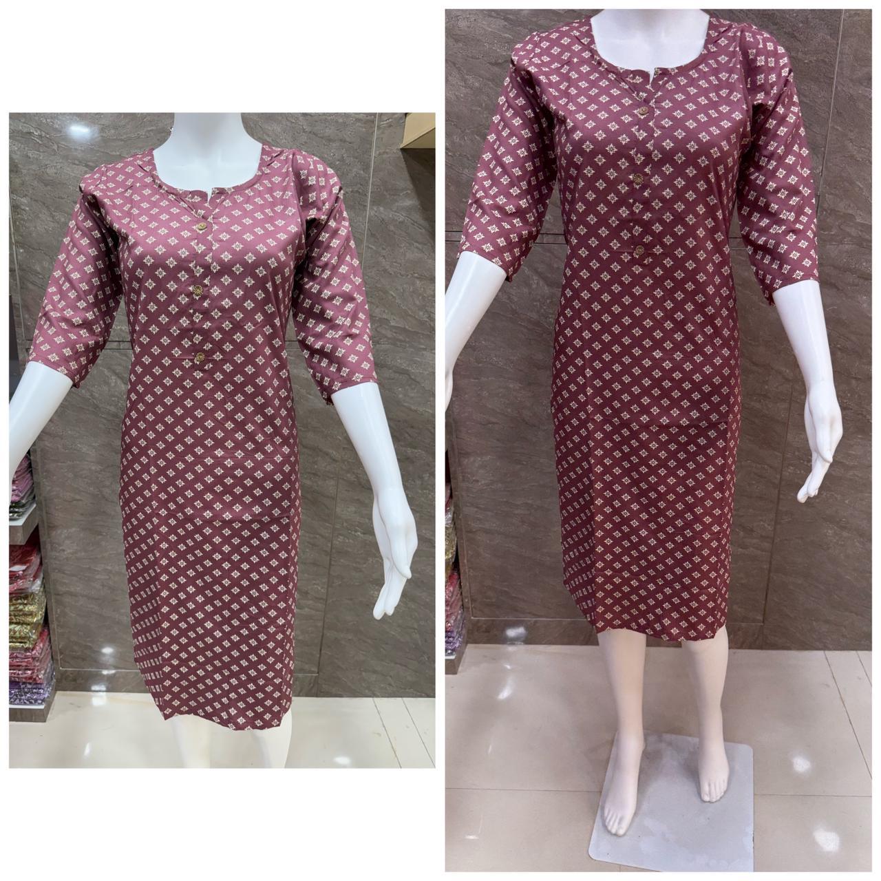 DAILY WEAR STRAIGHT CUT LIVA KURTIS