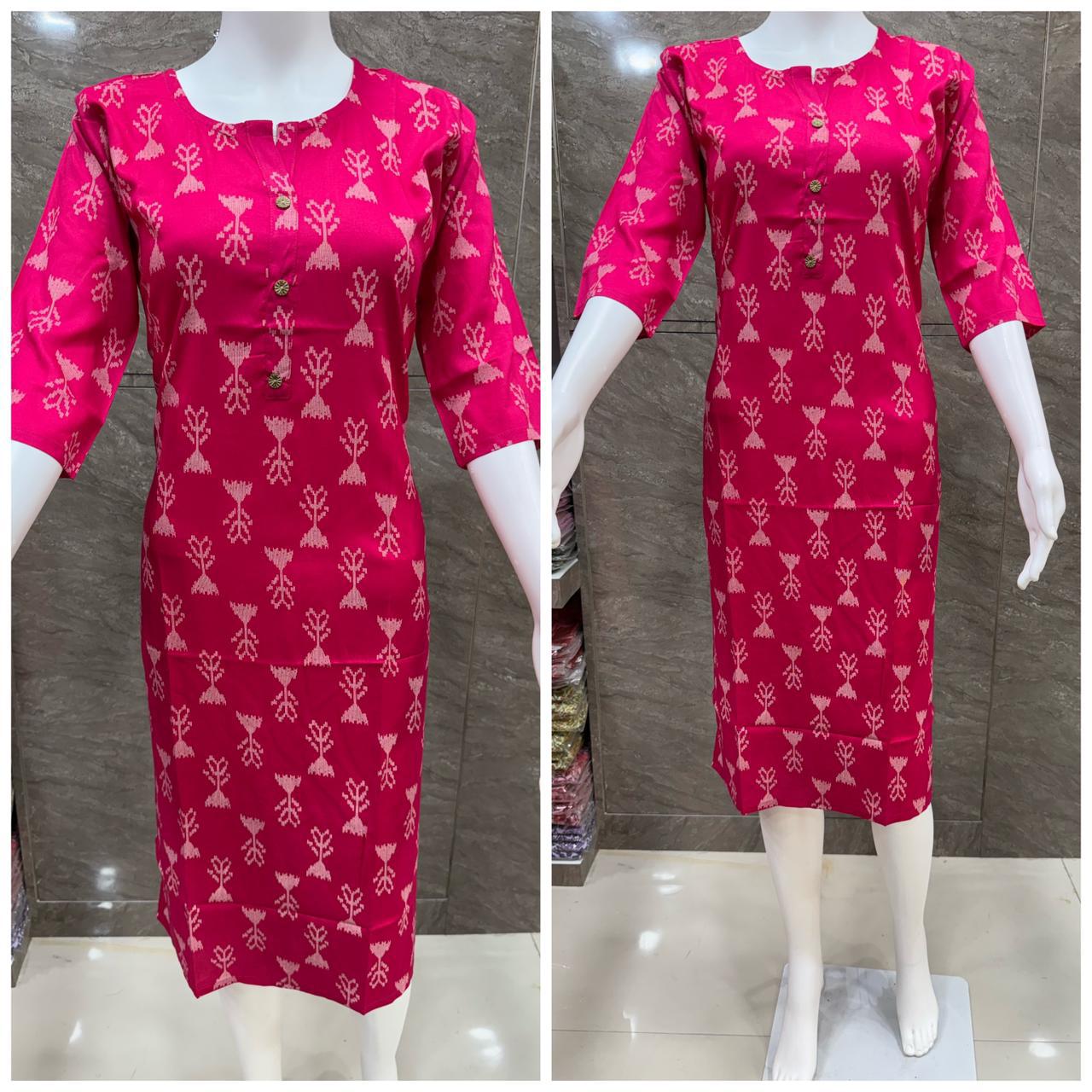 DAILY WEAR STRAIGHT CUT LIVA KURTIS