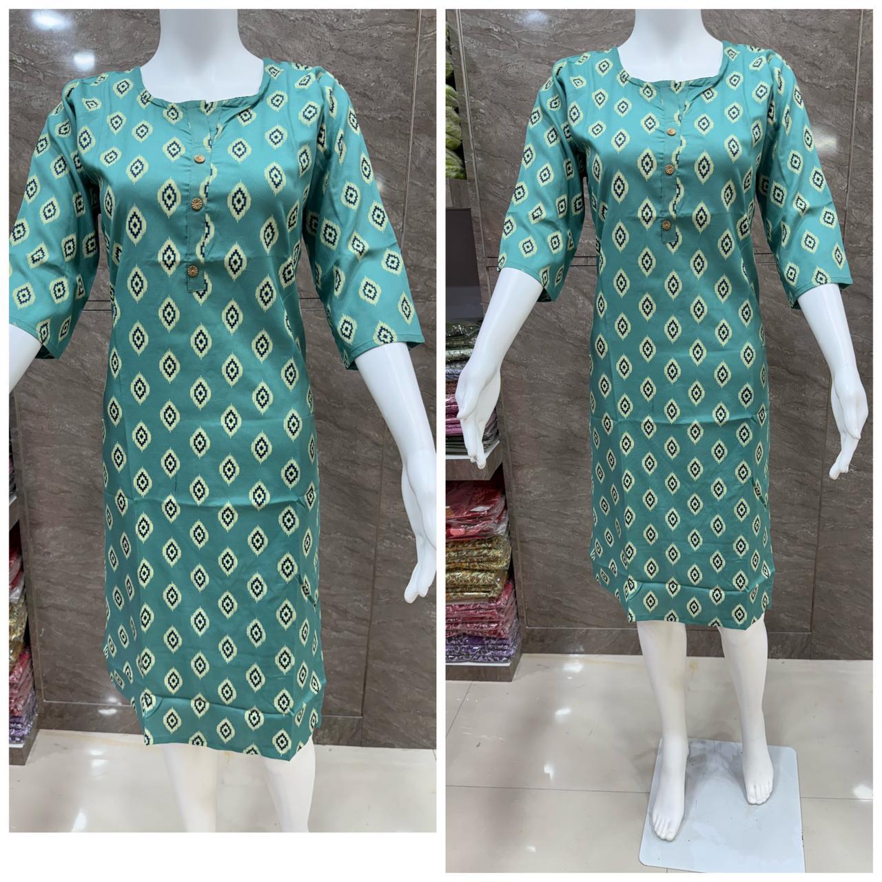 DAILY WEAR STRAIGHT CUT LIVA KURTIS