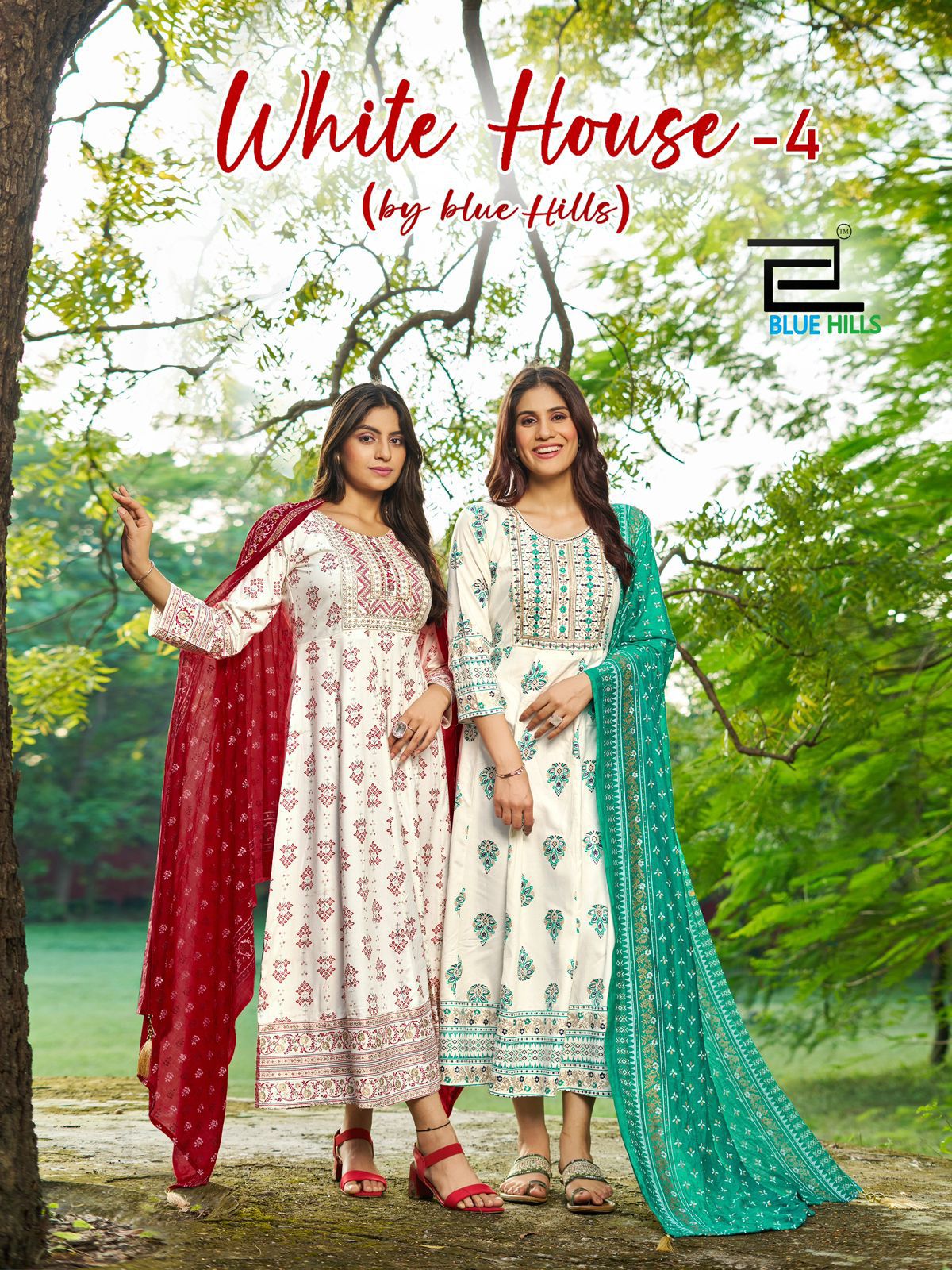 KURTIS-Anarkali Gown With Dupatta