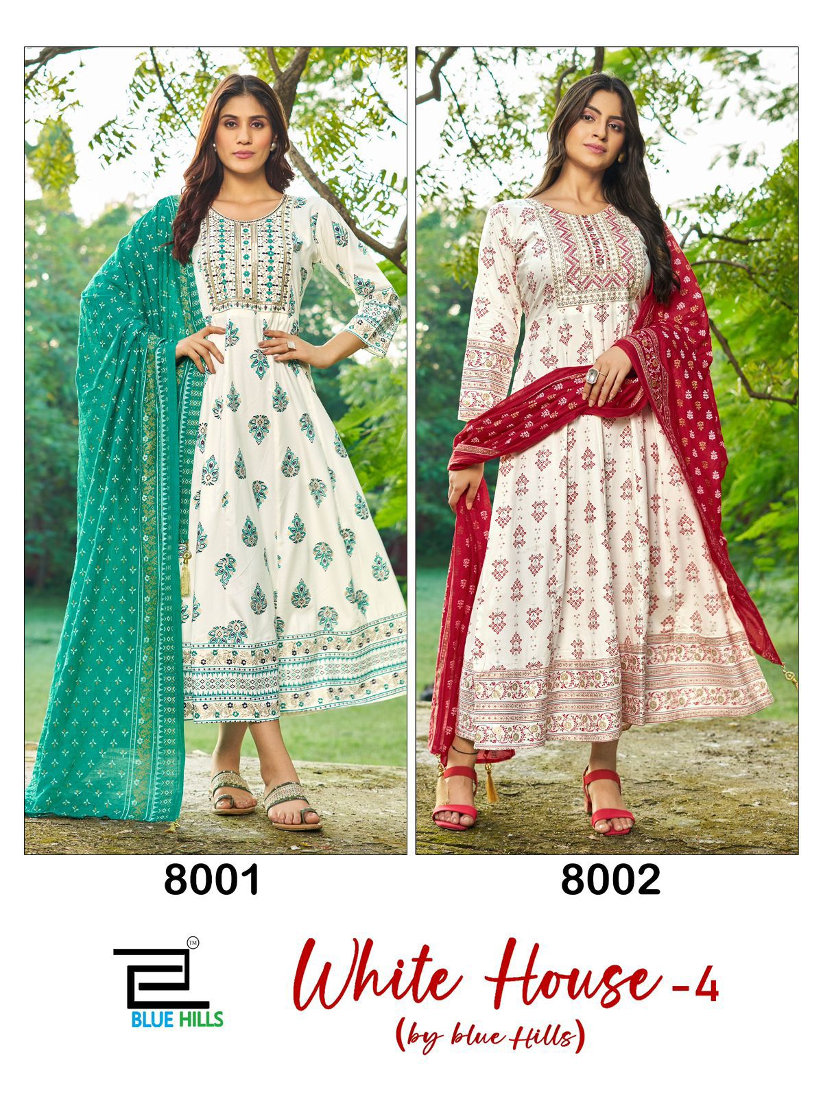 KURTIS-Anarkali Gown With Dupatta