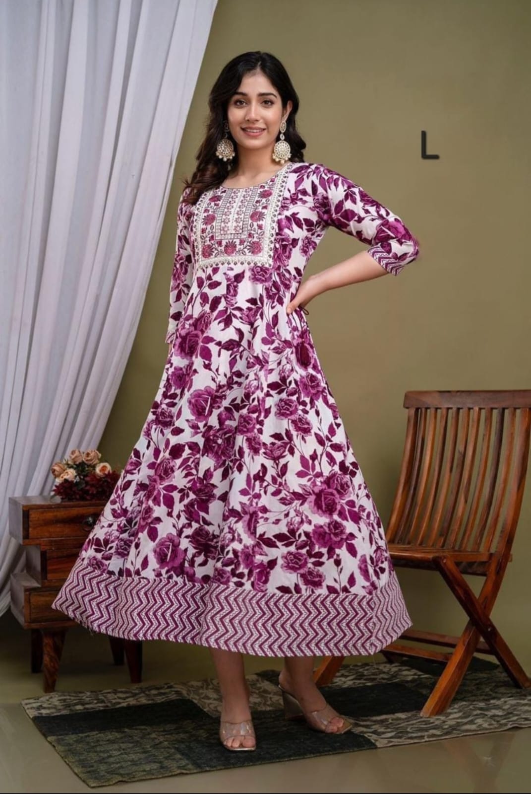 JAIPUR COTTON Anarkali Kurtis Daily wear