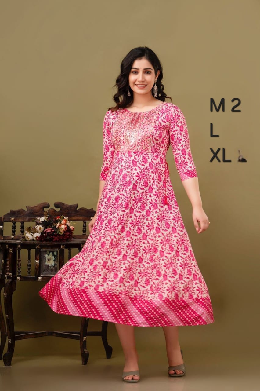 JAIPUR COTTON Anarkali Kurtis Daily wear