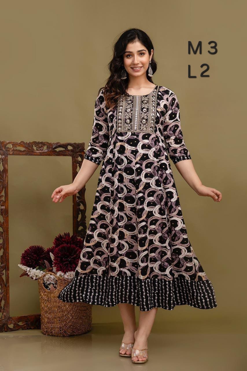 JAIPUR COTTON Anarkali Kurtis Daily wear