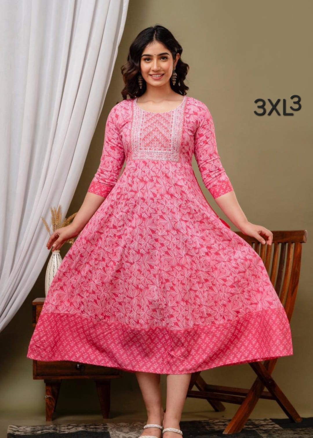 JAIPUR COTTON Anarkali Kurtis Daily wear