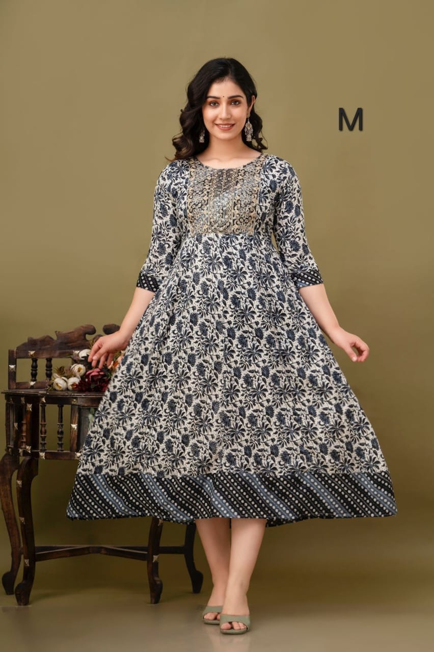 JAIPUR COTTON Anarkali Kurtis Daily wear