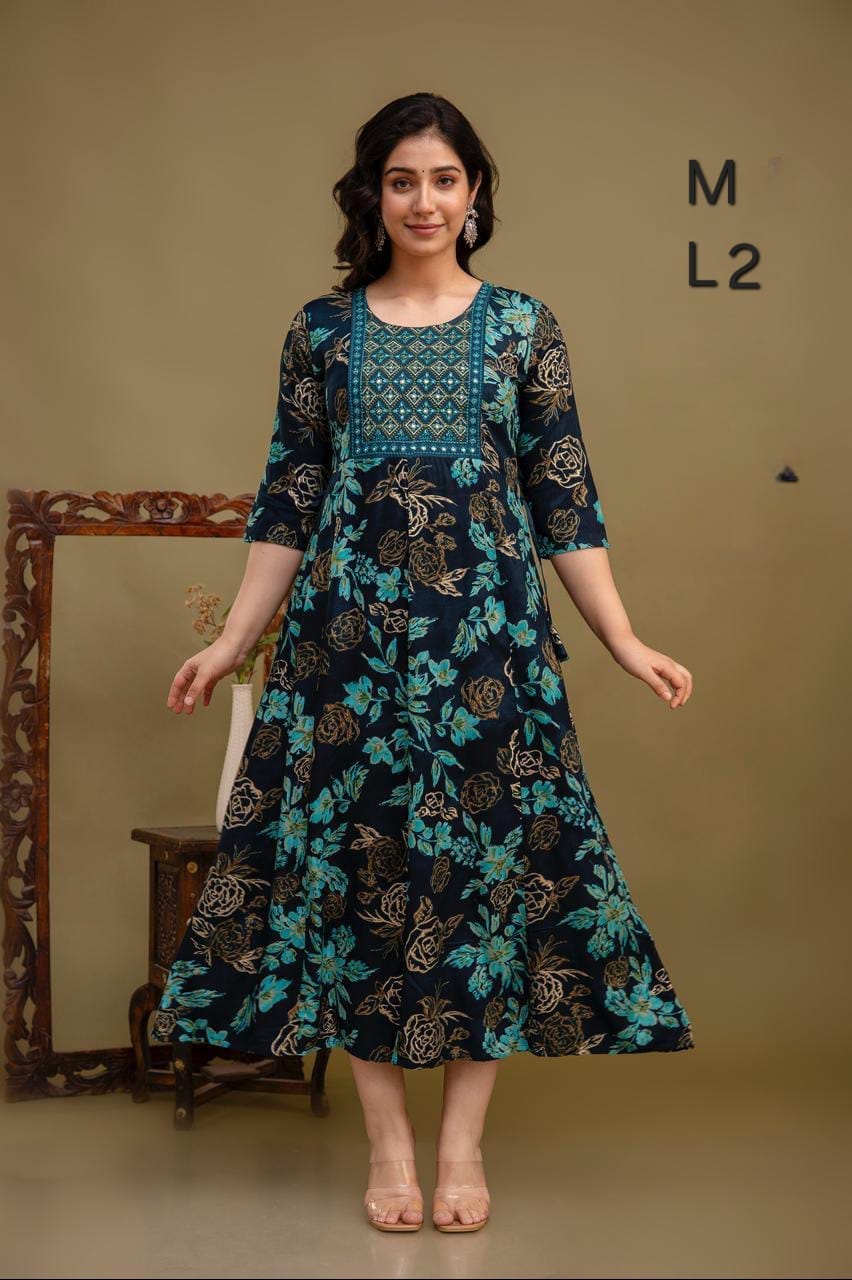 JAIPUR COTTON Anarkali Kurtis Daily wear