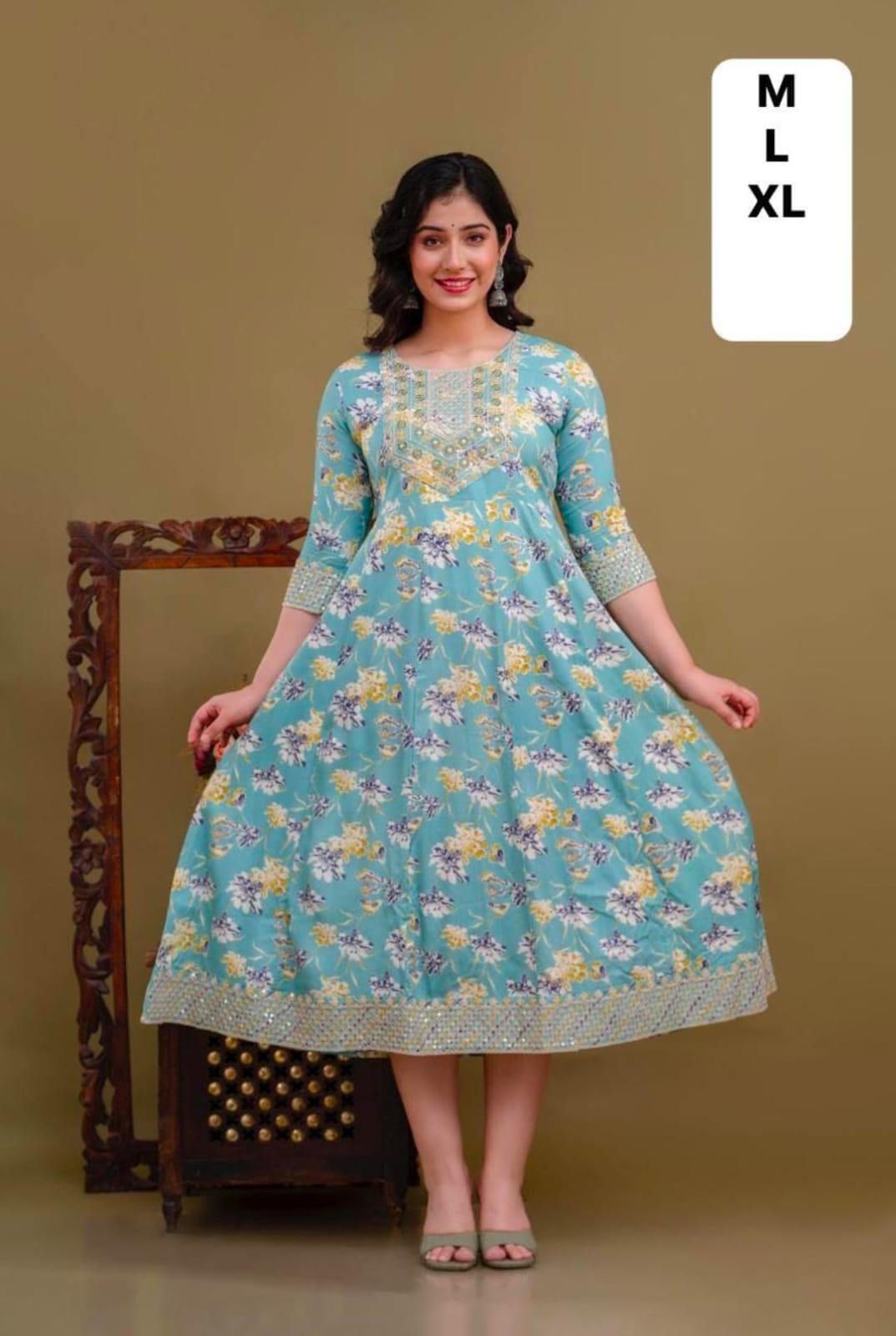 JAIPUR COTTON Anarkali Kurtis Daily wear