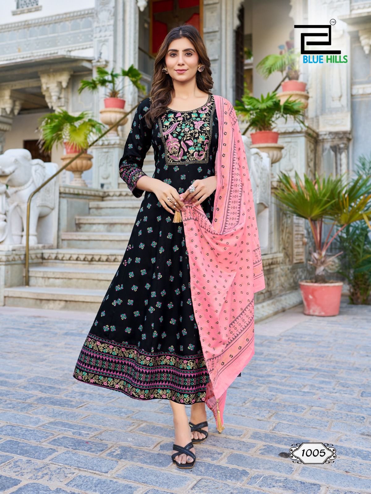 KURTI - Ritu Special Long Anarkali Gown 3PCS